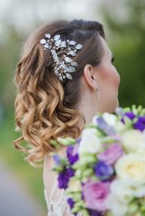 wedding photo -  Silver Wedding Comb