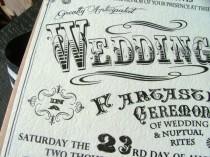 wedding photo - Wedding invitations: Carnival wedding, circus wedding
