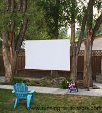 wedding photo - How to Make Outdoor Movie Screen - DIY & Crafts - Handimania