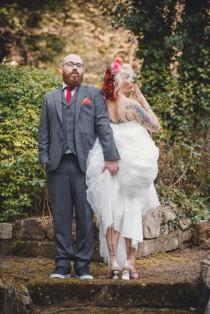 wedding photo - Burlesque and Rockabilly Wedding