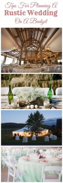 wedding photo - Tips For Planning A Rustic Wedding On A Budget