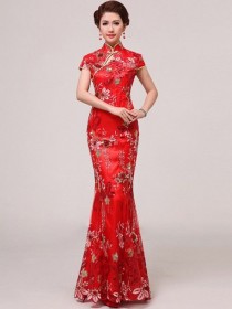 wedding photo - Chinese Wedding Dress Cheongsam / Qipao Size 3 Wedding Dress –...