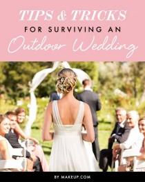 wedding photo - Tips & Tricks for Surviving an Outdoor Wedding