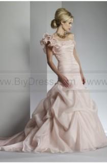 wedding photo -  One Shoulder Ruffles Ruched Pick up Wedding Gown