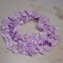 wedding photo - Violet Vintage Lace Wedding Garter