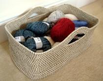 wedding photo - How to Make Crochet Rope Basket - Crochet - Handimania