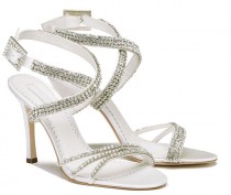 wedding photo -  Wedding Shoes, Swarovski Crystals with 3.5" Heels, Gorgeous Sandals.