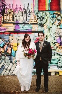 wedding photo - Chic Warehouse Wedding in Brooklyn 