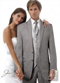 wedding photo - In Style: Grey Tuxedos & Suits