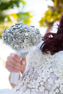 wedding photo - Custom Order Brooch Bouquet