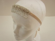 wedding photo - 1920s Headbands Great Gatsby Headband 1920 Headband Silver Fascinator Serre Tete Mariage Wedding beading Fashion Costumes Film Movie
