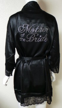 wedding photo - Mother of the Bride Robe. Bridesmaid. Bachelorette Party. Maid of Honor. Matron of Honor. Wedding Bridal Party. Bridal Gift.