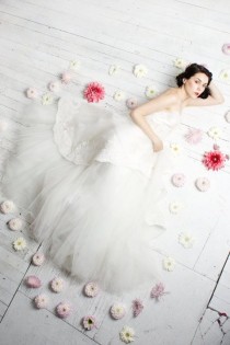 wedding photo - Swan Song - Romantic Silk Organza And Tulle Wedding Gown