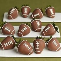 wedding photo - Full Dozen Hand-Dipped Football Strawberries And Other Chocolates & Gifts At Berries.com