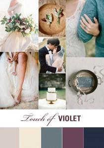 wedding photo - A Touch of Violet Wedding Inspiration 