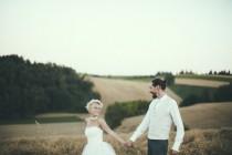 wedding photo - Un matrimonio a tema tandem in Monferrato