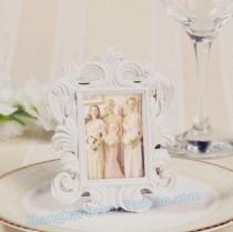 wedding photo - white Baroque Style Photo Frame SZ041/A, Wedding Place Card Holders