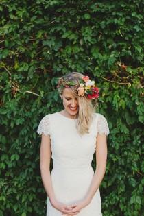 wedding photo - 20 Bridal Flower Crowns We Love