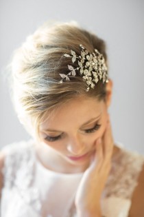 wedding photo - Crystal Bridal Comb, Wedding Hair Accessory,  Bridal Hair Accessory
