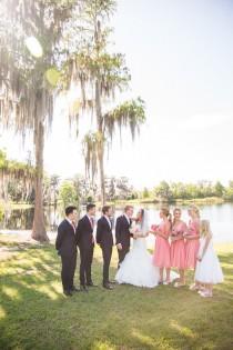 wedding photo - Rustic Chic Garden Destination Wedding in Florida - Whimsical...