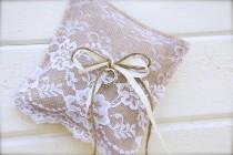 wedding photo -  Lace Pillow