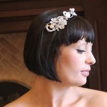 wedding photo - Beatrice Side Headband (ic)