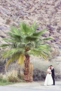 wedding photo - Palm Springs Wedding with Tattooed Rockers 