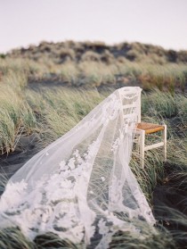 wedding photo - Ivory Embroidery – Vintage Lace Wedding Inspiration