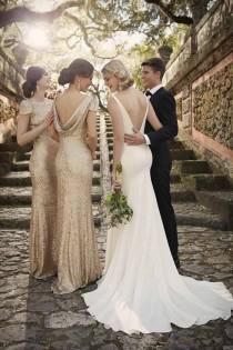 wedding photo - Metallic Bridesmaid Dresses by Sorella Vita