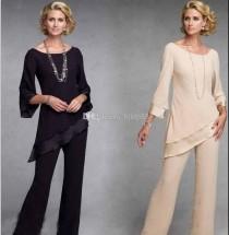 wedding photo - Mother of the Bride Pants Suit Fashion with Jacket Evening Dresses Party Dresses Mother of the Bride Dresses New Fasion, $94.25 