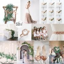wedding photo - Inspiration Board: Rose Gold & Greenery