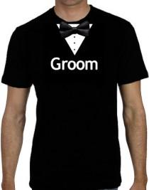 wedding photo - Groom T-Shirt - Groomsman T-Shirts -  Groomsmen T-Shirts - Wedding T-Shirts - Bride Clothing