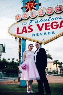 wedding photo - Retro, Elvis & Zombie Themed Las Vegas Elopement