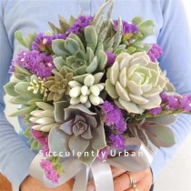 wedding photo - Succulent wedding bouquets, Succulent bridal bouquet, Bridal bouquet