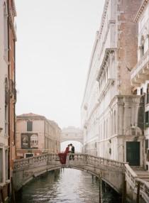 wedding photo - Valentino Inspired Elopement in Venice - Wedding Sparrow 