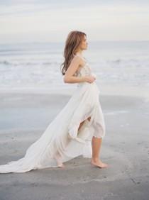 wedding photo - Ethereal Seaside Bridal Ideas - Wedding Sparrow 