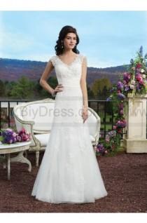 wedding photo -  Sincerity Bridal Wedding Dresses Style 3813 - Wedding Dresses 2015 New Arrival - Formal Wedding Dresses