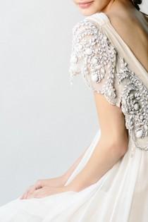wedding photo - Whimsical Backless Wedding Dress