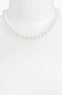 wedding photo - Givenchy Glass Pearl Necklace