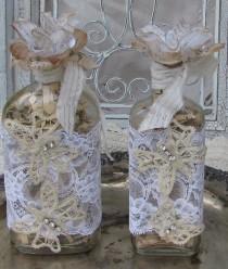 wedding photo - Altered Bottles