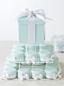 wedding photo - Tiffany Mini Wedding Cakes