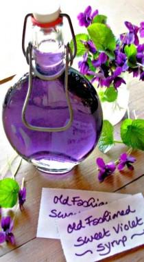 wedding photo - Old Fashioned Sweet Violet Syrup