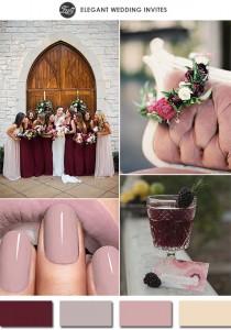 wedding photo - Pantone Color Of The Year 2015 – Marsala Wedding Color Schemes