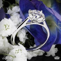 wedding photo - 18k White Gold Vatche 1508 "Venus" Solitaire Engagement Ring