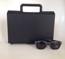 wedding photo - Ring Bearer Box -- pillow alternative -- briefcase and sunglasses