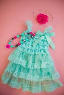wedding photo - Flower girl dress, frozen birthday dress, Aqua tutu dress, Baby party dress, Frozen tutu dress, birthday outfit for pictures, 1st birthday