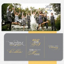 wedding photo - Wedding Reception Invite -- Post Wedding Celebration, Save the Date, Photo Invite