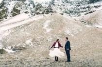 wedding photo - Intimate Winter Iceland Elopement: Melissa + Richard