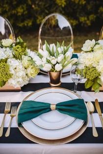 wedding photo - Stripes And Sequins – Preppy Kate Spade Styled Wedding