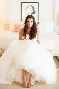 wedding photo - 14. Sitting With Your Skirt Piled Up